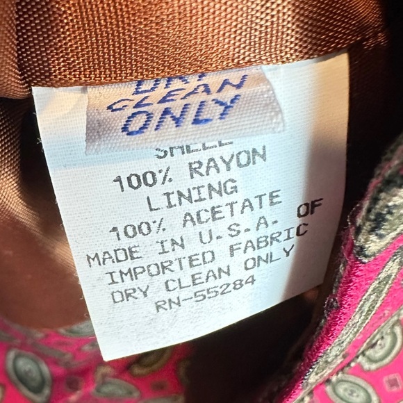 David Brooks Red ‎ Patterned Vest 12 - Picture 7 of 7